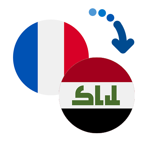 How to send money from France to Iraq