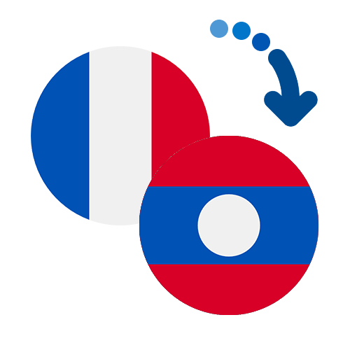 How to send money from France to Laos