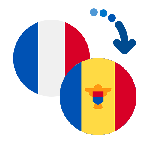 Wie kann man online Geld von Frankreich nach Moldawien senden?