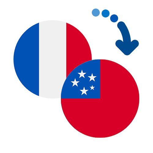 Как перевести деньги из Франции в Самоа