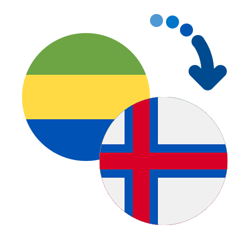 Wie kann man online Geld von Gabun auf die Färöer Inseln senden?