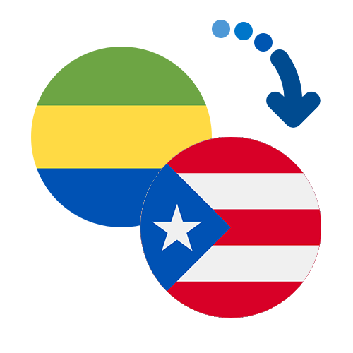 How to send money from Gabon to Puerto Rico