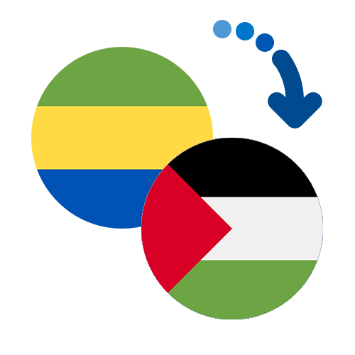 How to send money from Gabon to Palestine