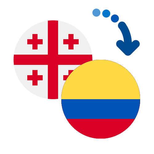 How to send money from Georgia to Colombia