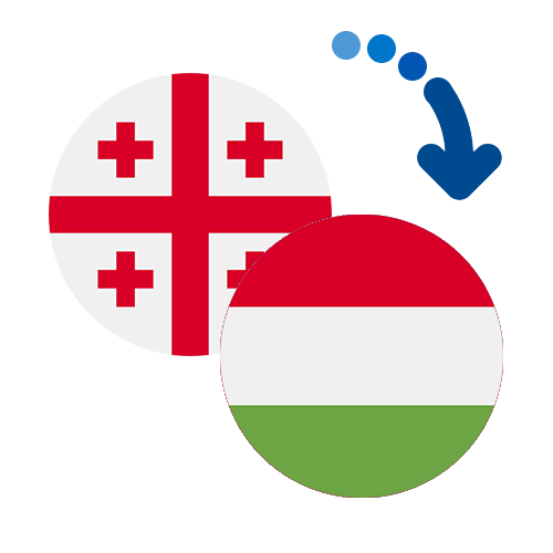 Wie kann man online Geld von Georgien nach Ungarn senden?