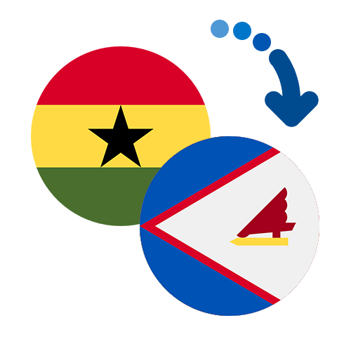 Wie kann man online Geld von Ghana nach Amerikanisch-Samoa senden?