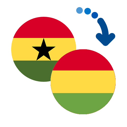 Wie kann man online Geld von Ghana nach Bolivien senden?