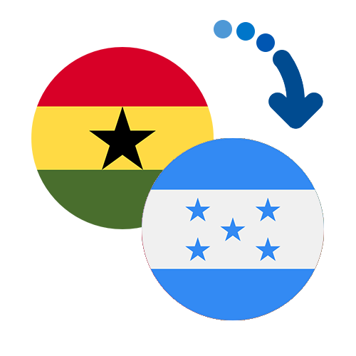 Wie kann man online Geld von Ghana nach Honduras senden?