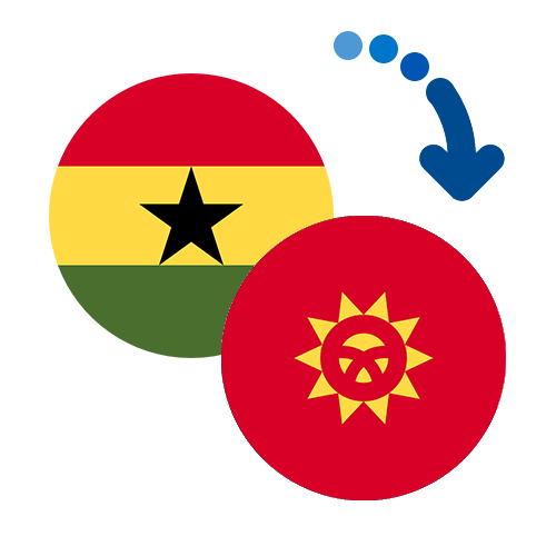¿Cómo mandar dinero de Ghana a Kirguistán?
