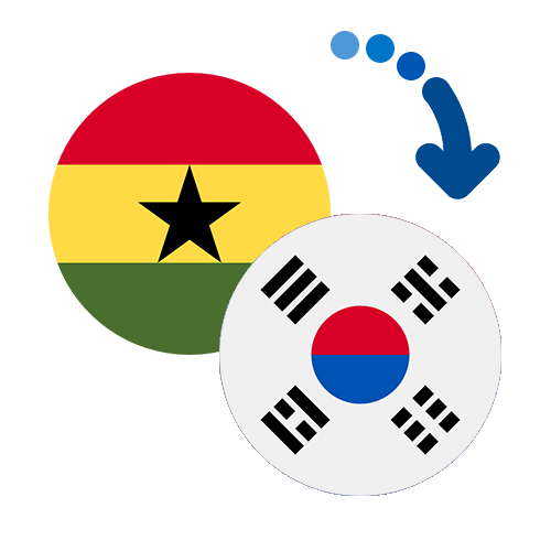 Wie kann man online Geld von Ghana nach Südkorea senden?