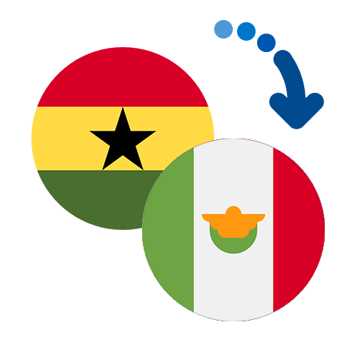 Wie kann man online Geld von Ghana nach Mexiko senden?