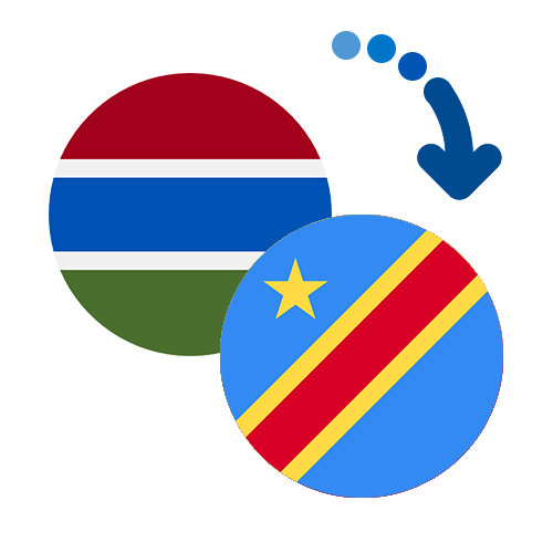 Wie kann man online Geld von Gambia nach Kongo senden?