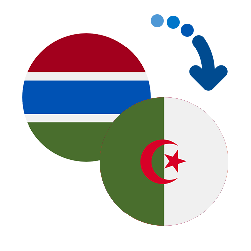 Wie kann man online Geld von Gambia nach Algerien senden?