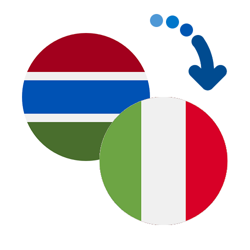 How to send money from Gambia to Italy