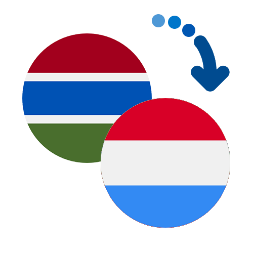 Wie kann man online Geld von Gambia nach Luxemburg senden?