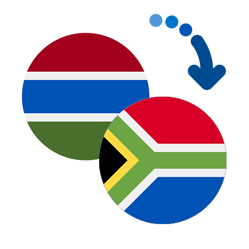 How to send money from Gambia to South Africa