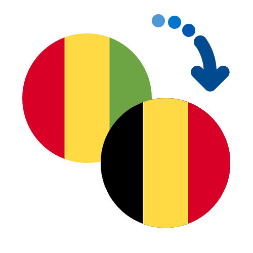 How to send money from Guinea to Belgium