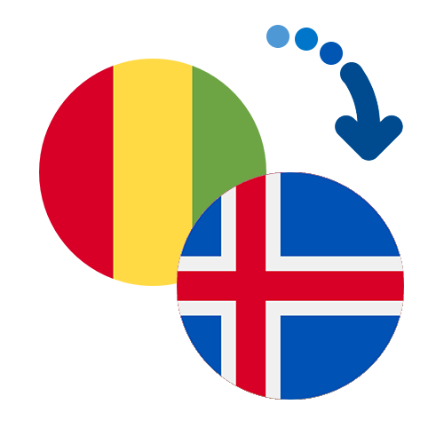 How to send money from Guinea to Iceland