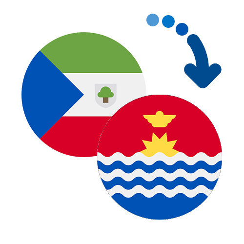 Wie kann man online Geld von Äquatorialguinea nach Kiribati senden?