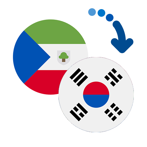 How to send money from Equatorial Guinea to South Korea