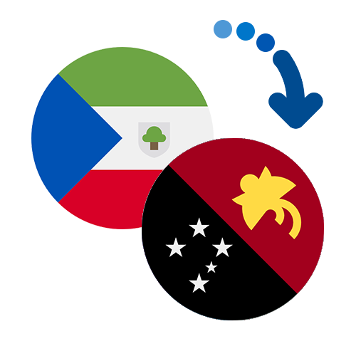 Wie kann man online Geld von Äquatorialguinea nach Papua-Neuguinea senden?