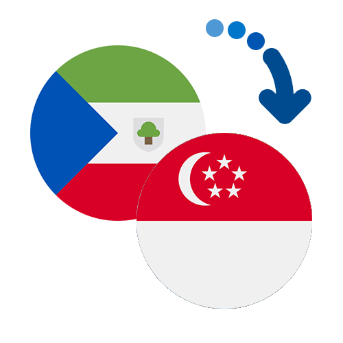 Wie kann man online Geld von Äquatorialguinea nach Singapur senden?