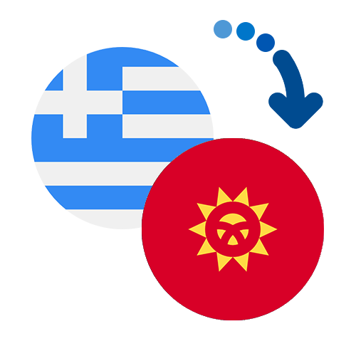¿Cómo mandar dinero de Grecia a Kirguistán?