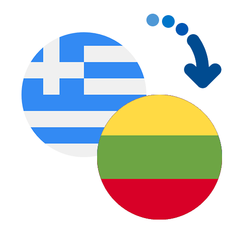 Wie kann man online Geld von Griechenland nach Litauen senden?