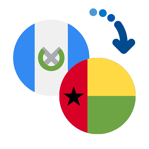 Wie kann man online Geld von Guatemala nach Guinea-Bissau senden?