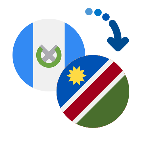 Jak wysłać pieniądze z Gwatemali do Namibii online?