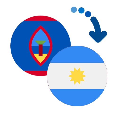 How to send money from Guam to Argentina