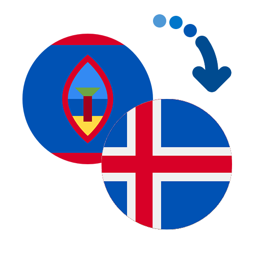 How to send money from Guam to Iceland