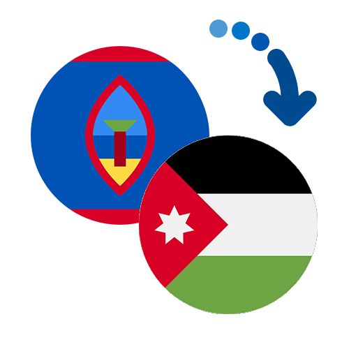 ¿Cómo mandar dinero de Guam a Jordania?