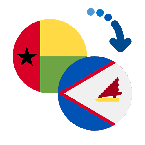 Jak wysłać pieniądze z Gwinei Bissau do Samoa Amerykańskiego online?