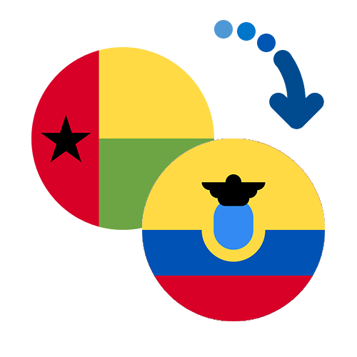 Wie kann man online Geld von Guinea-Bissau nach Ecuador senden?
