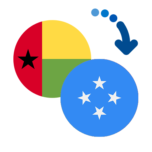 ¿Cómo mandar dinero de Guinea-Bissau a Micronesia?