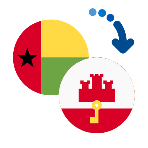 Wie kann man online Geld von Guinea-Bissau nach Gibraltar senden?