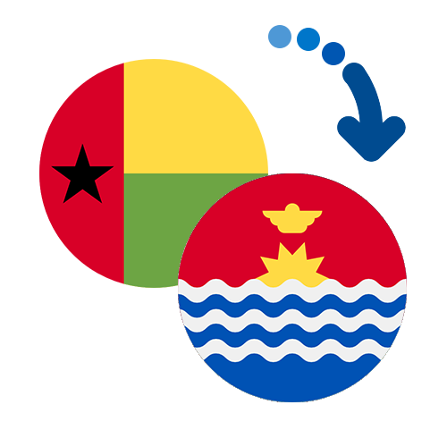 ¿Cómo mandar dinero de Guinea-Bissau a Kiribati?