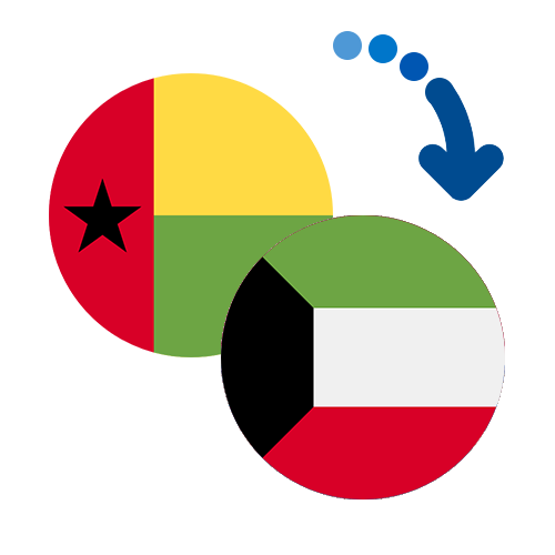 ¿Cómo mandar dinero de Guinea-Bissau a Kuwait?