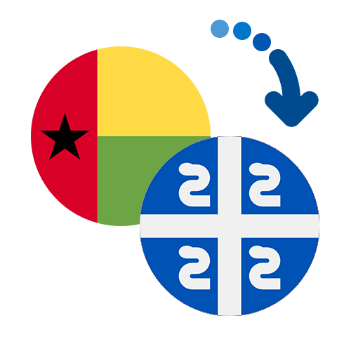 Wie kann man online Geld von Guinea-Bissau nach Martinique senden?