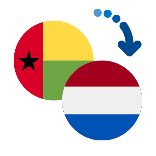 Wie kann man online Geld von Guinea-Bissau in die Niederländische Antillen senden?