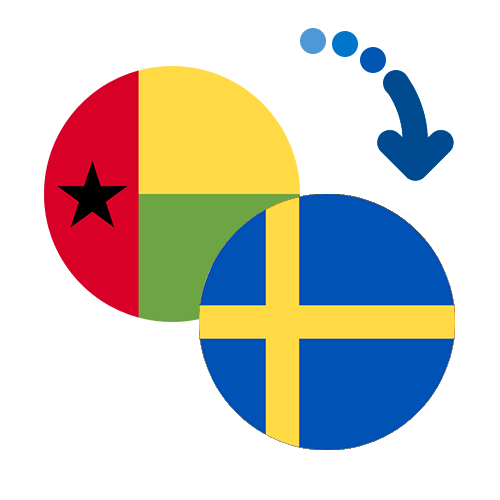 Wie kann man online Geld von Guinea-Bissau nach Schweden senden?