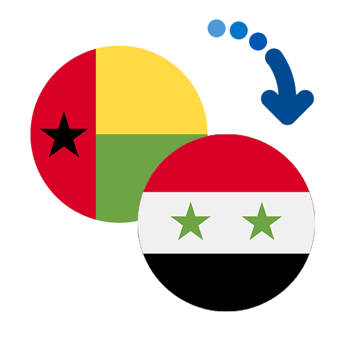¿Cómo mandar dinero de Guinea-Bissau a Siria?