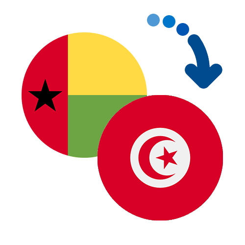Wie kann man online Geld von Guinea-Bissau nach Tunesien senden?
