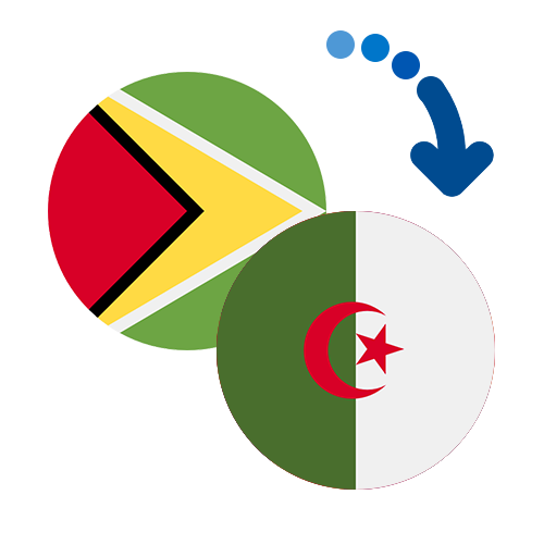 ¿Cómo mandar dinero de Guyana a Argelia?