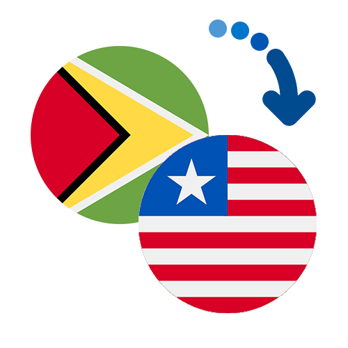 How to send money from Guyana to Liberia