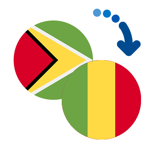 Wie kann man online Geld von Guyana nach Mali senden?