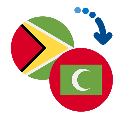 ¿Cómo mandar dinero de Guyana a las Maldivas?