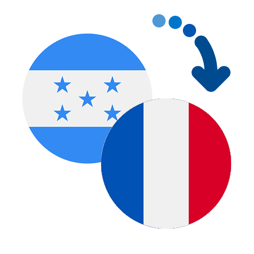 How to send money from Honduras to France