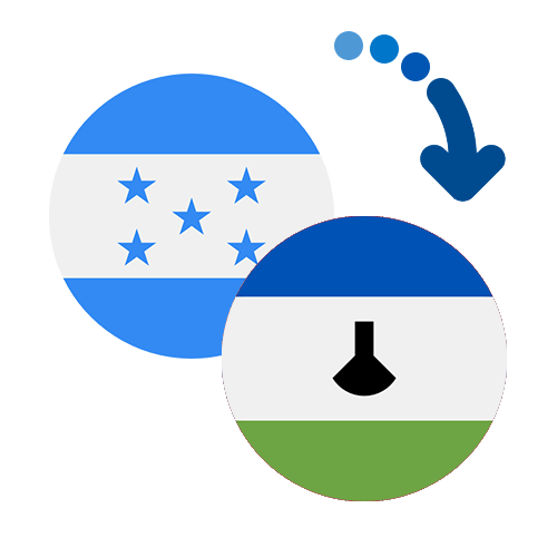 Wie kann man online Geld von Honduras nach Lesotho senden?